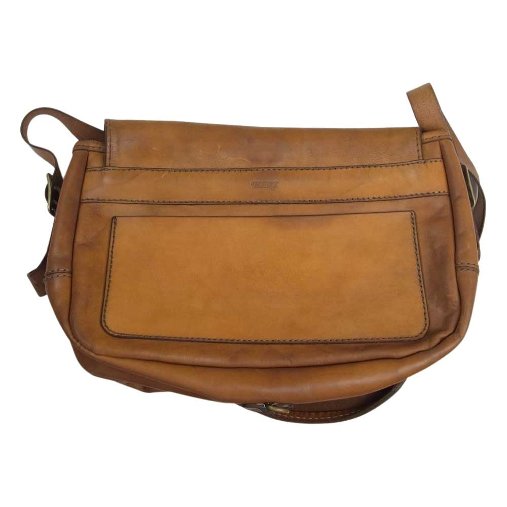 HERZ ヘルツ CM-141 総かぶせ メッセンジャーバッグ フラップ レザー