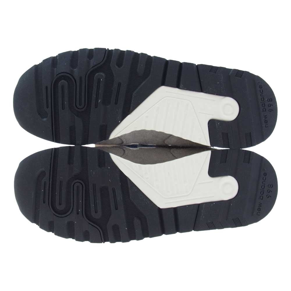 NEW BALANCE ニューバランス U998TA 998 USA製 BY TEDDY SANTIS GRAY スエード メッシュ テディ サンティス グレー スニーカー グレー系 ネイビー系 26.5cm【新古品】【未使用】【中古】