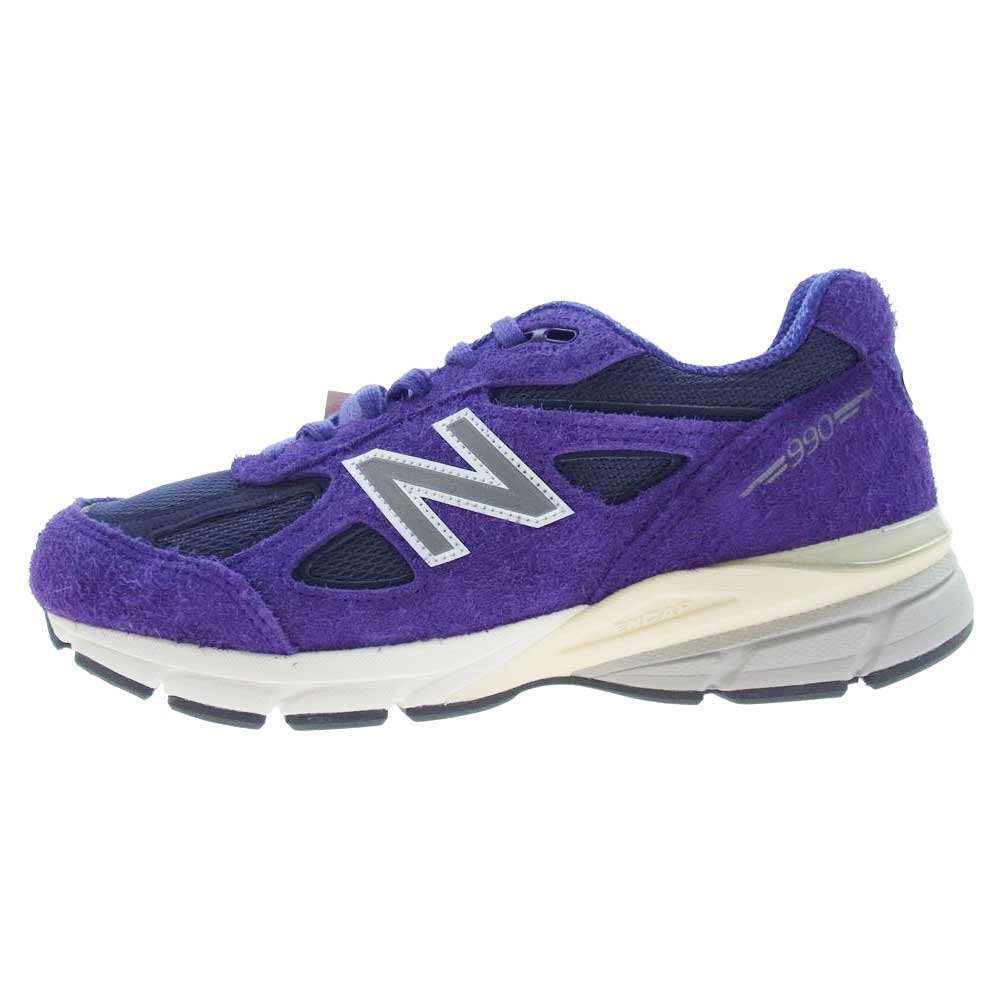 NEW BALANCE ニューバランス U990TB4 990 V4 バイ テディ・サンティス プラム パープル スニーカー パープル系 26.5cm【新古品】【未使用】【中古】