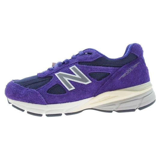 NEW BALANCE ニューバランス U990TB4 990 V4 バイ テディ・サンティス プラム パープル スニーカー パープル系 26.5cm【新古品】【未使用】【中古】
