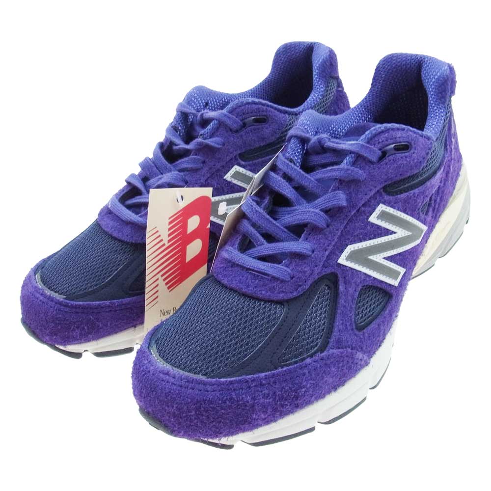 NEW BALANCE ニューバランス U990TB4 990 V4 バイ テディ・サンティス プラム パープル スニーカー パープル系 26.5cm【新古品】【未使用】【中古】