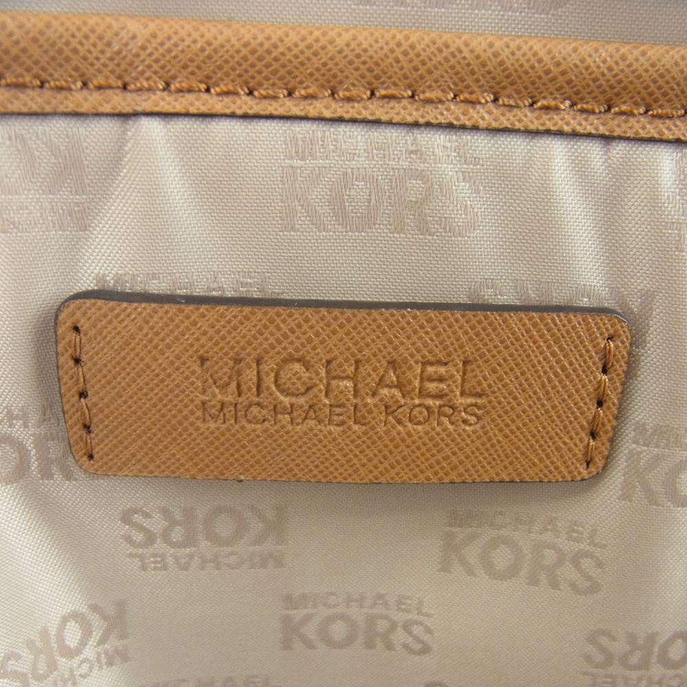 Michael Kors マイケルコース シグネチャー 総柄 ミニリュック バックパック オフホワイト系【中古】