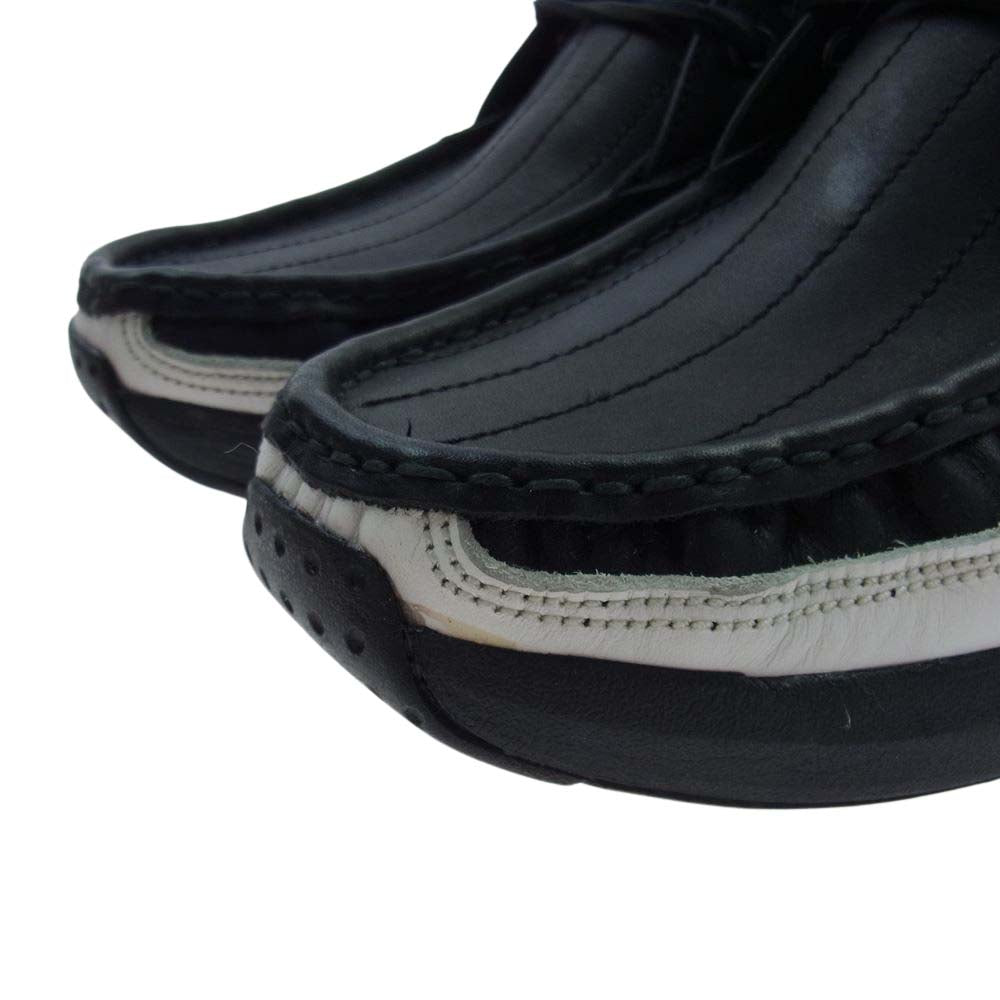 VISVIM ビズビム  VVNH-FW-01 × NEIGHBORHOOD MOWAT MOC. ネイバーフッド モカシン スニーカー  ブラック系 27cm【新古品】【未使用】【中古】