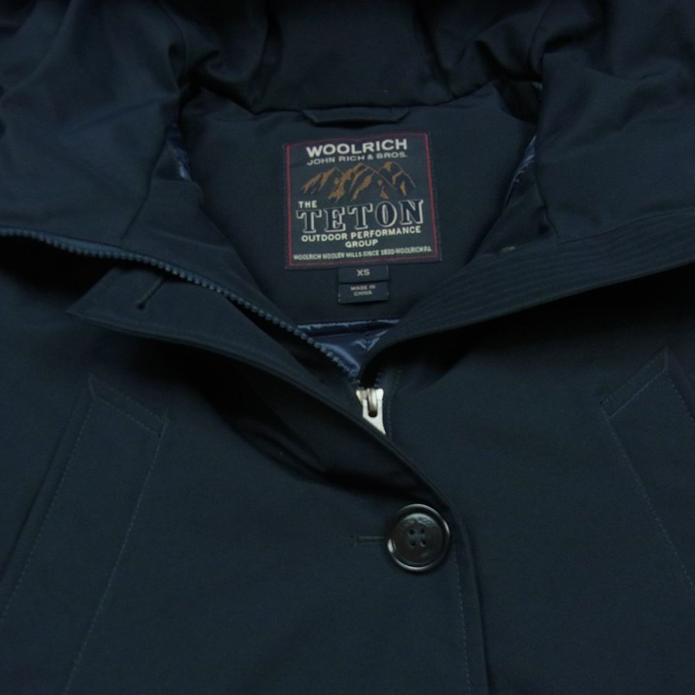 WOOLRICH ウールリッチ 1702101 TETON gore-tex アークティックパーカ マウンテン ダウン コート ダークネイビー系 XS【中古】