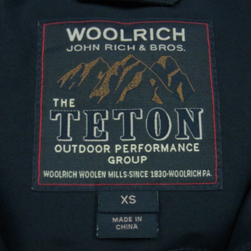 WOOLRICH ウールリッチ 1702101 TETON gore-tex アークティックパーカ マウンテン ダウン コート ダークネイビー系 XS【中古】