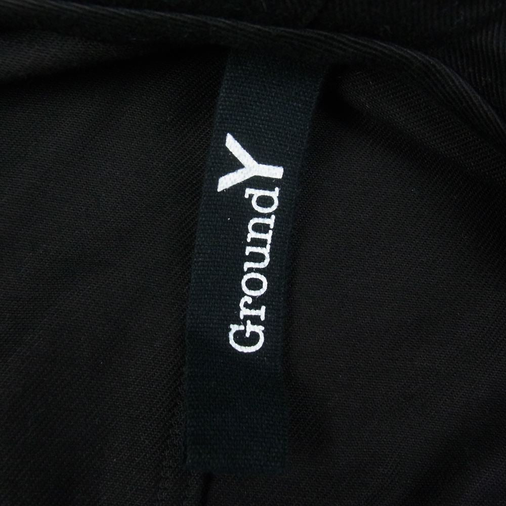 Yohji Yamamoto ヨウジヤマモト GroundY 22AW GE-J03-802 デニム アンカー ジャケット  ブラック系 1【中古】