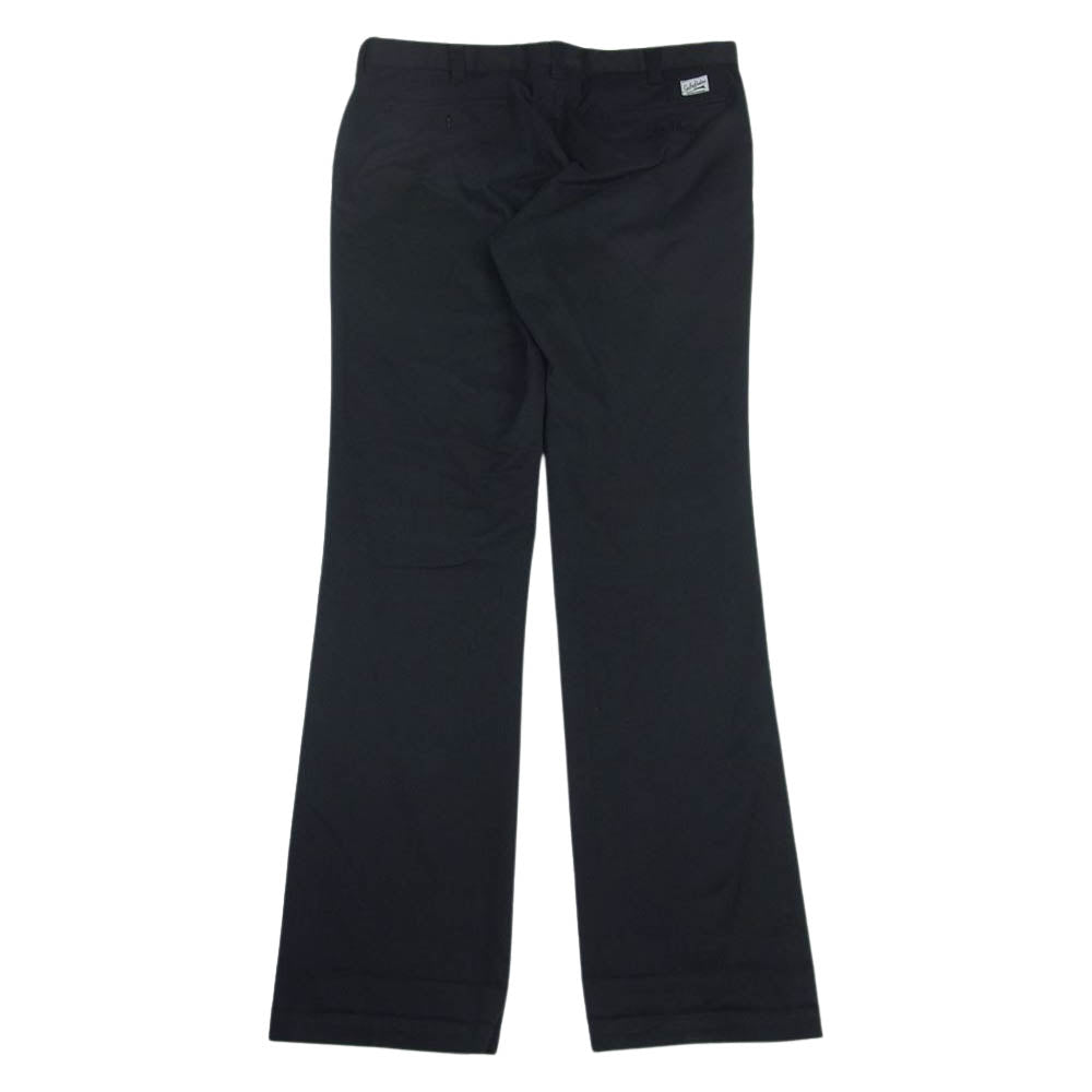 WACKO MARIA ワコマリア T/C TORUESERS SLIM トゥラウザース スリム チノ パンツ ブラック系 XL【中古】