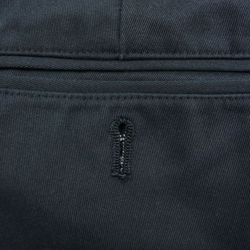 WACKO MARIA ワコマリア T/C TORUESERS SLIM トゥラウザース スリム チノ パンツ ブラック系 XL【中古】