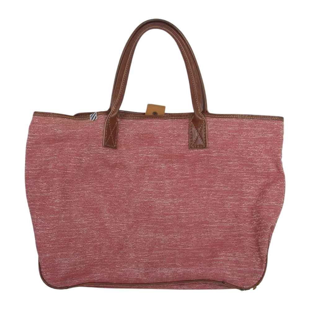 VISVIM ビズビム トート レザー ハンドル バッグ  レッド系【中古】