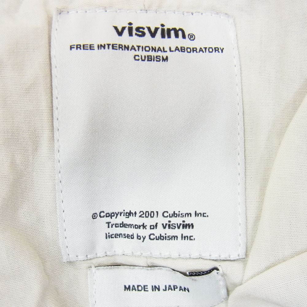 VISVIM ビズビム 12AW 0112205008007 SLIM CHINO PANTS スリム チノ パンツ シンチバック フライボタン パンツ ネイビー系 3【中古】