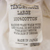 TENDERLOIN テンダーロイン T-G. S SHT HB  ワッペン ヘリンボーン ワーク 長袖 シャツ ホワイト系 L【中古】