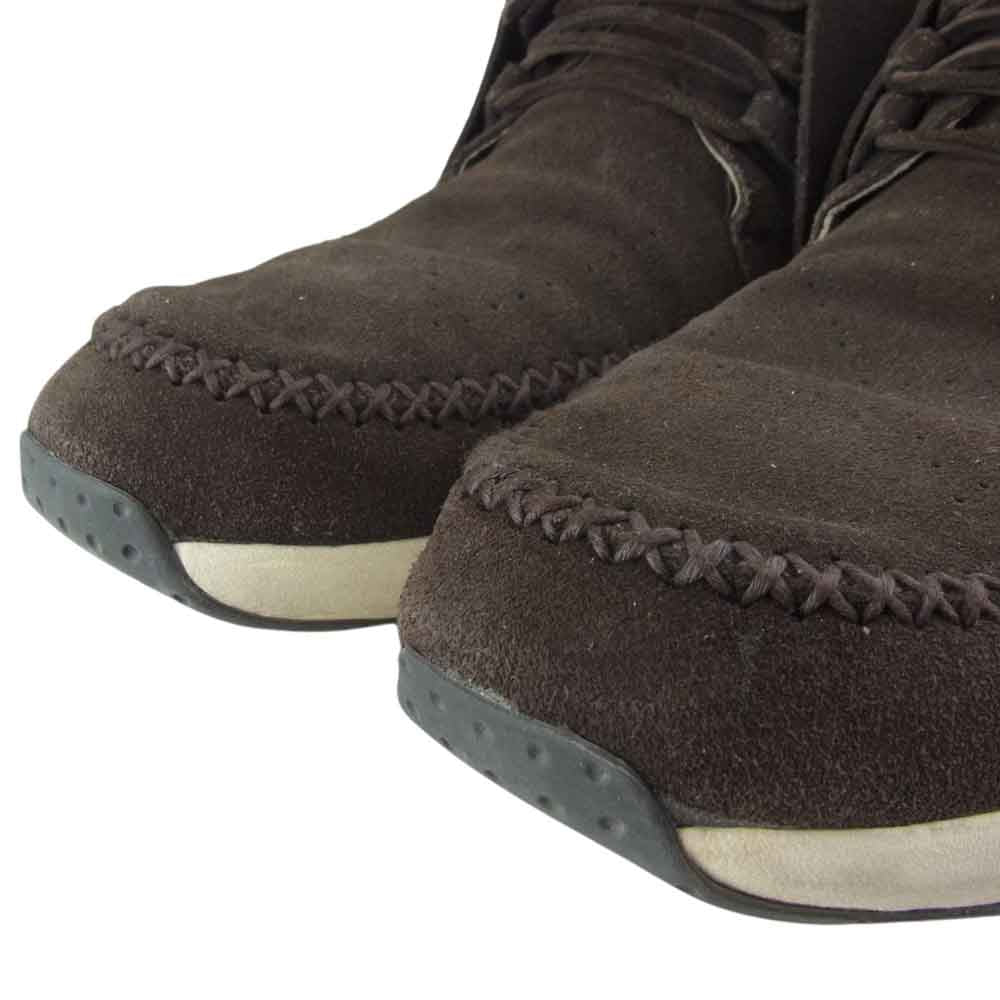 VISVIM ビズビム FBT FOLK フリンジ モカシン スエード シューズ ブラウン系 US11【中古】