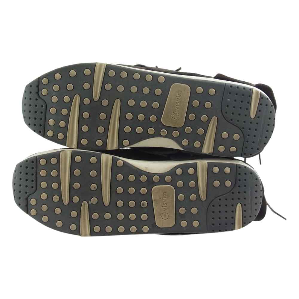 VISVIM ビズビム FBT FOLK フリンジ モカシン スエード シューズ ブラウン系 US11【中古】