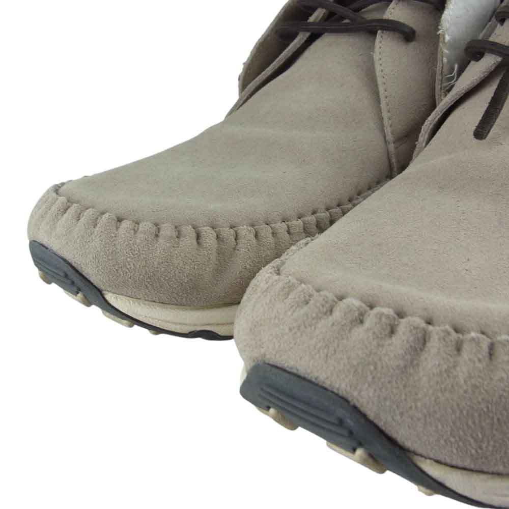 VISVIM ビズビム FBT GEO PATCHWORK パッチワーク モカシン スエード シューズ ベージュ系 11【中古】