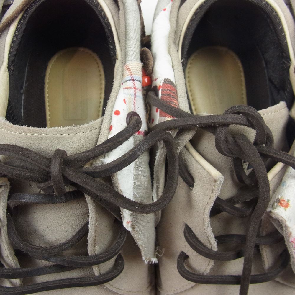 VISVIM ビズビム FBT GEO PATCHWORK パッチワーク モカシン スエード シューズ ベージュ系 11【中古】