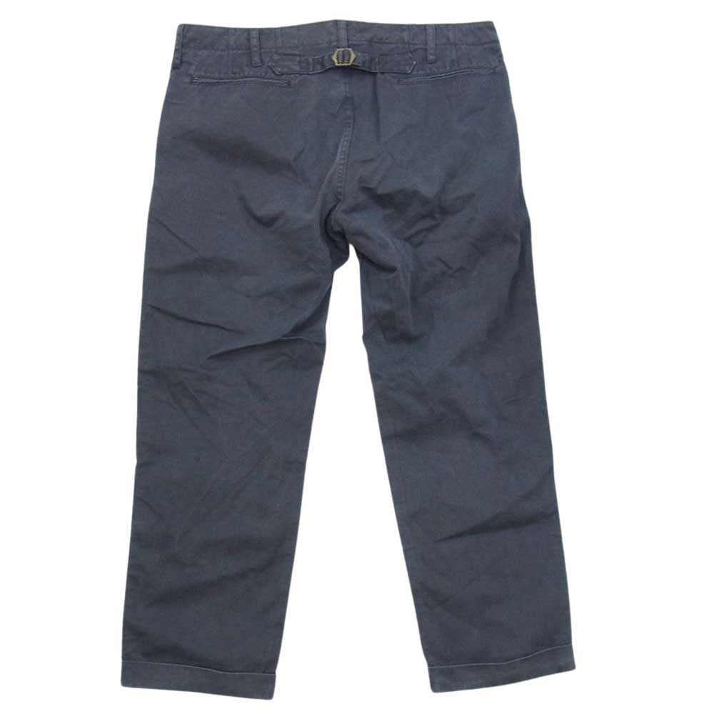 VISVIM ビズビム 13AW 0113205008001 HIGH WATER CHINO ハイ ウォーター チノ シンチバック ウォッシュ 加工 フライボタン ダブル パンツ チャコール系 3【中古】