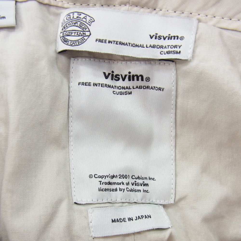 VISVIM ビズビム 13AW 0113205008001 HIGH WATER CHINO ハイ ウォーター チノ シンチバック ウォッシュ 加工 フライボタン ダブル パンツ チャコール系 3【中古】