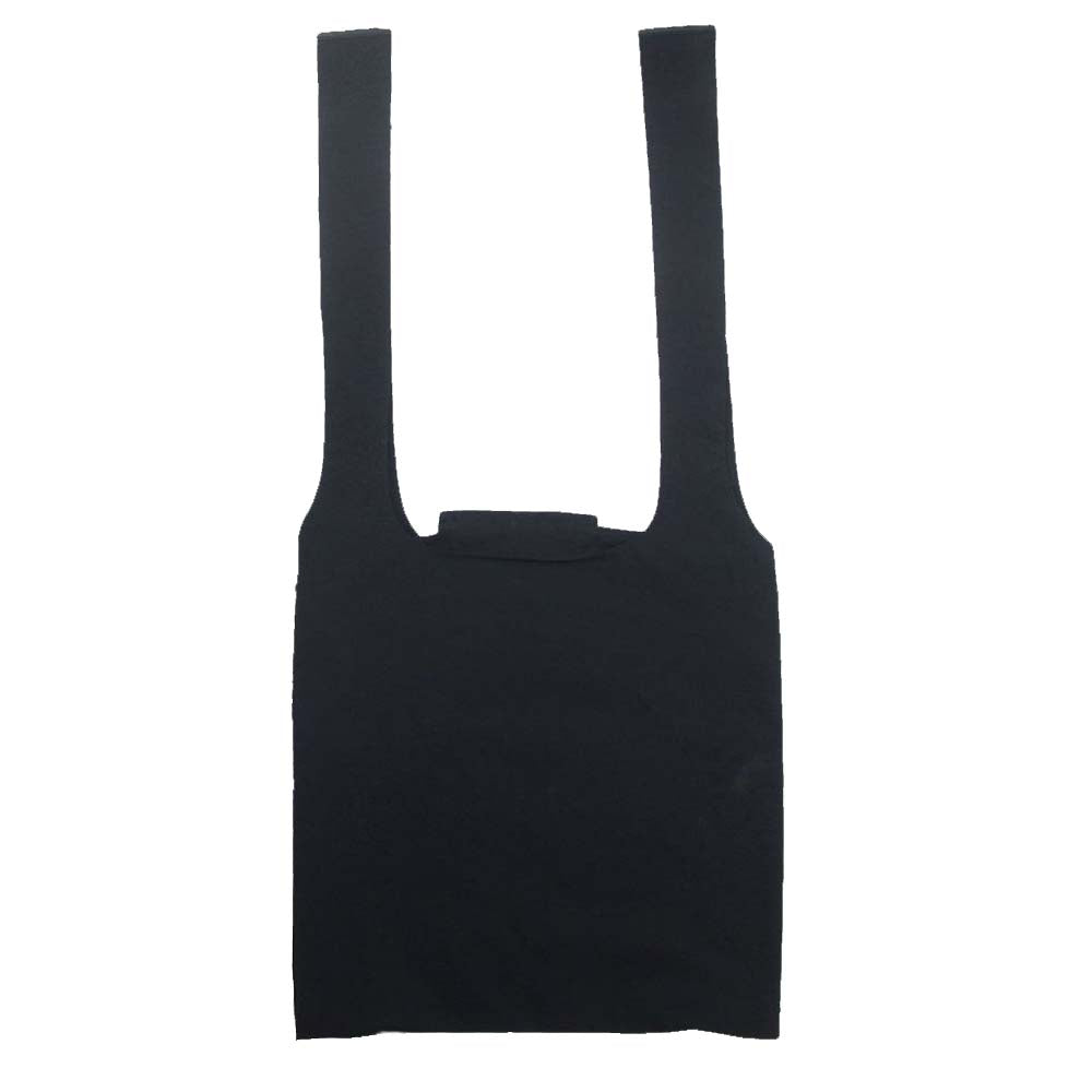 Y's Yohji Yamamoto ワイズ ヨウジヤマモト YQ-I03-590-3 COTTON POLYESTER LOGO TOTE BAG コットン ポリエステル ロゴ トート バッグ ブラック系【極上美品】【中古】