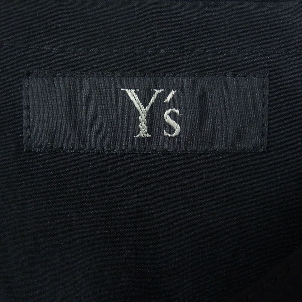 Y's Yohji Yamamoto ワイズ ヨウジヤマモト YQ-I03-590-3 COTTON POLYESTER LOGO TOTE BAG コットン ポリエステル ロゴ トート バッグ ブラック系【極上美品】【中古】