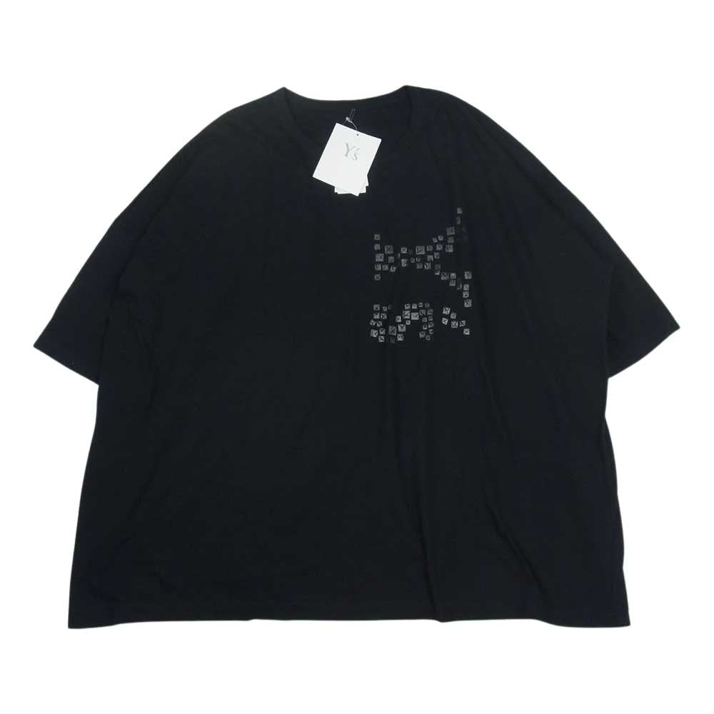 Y's Yohji Yamamoto ワイズ ヨウジヤマモト YV-T02-670-3 グラフィック ロゴ Tシャツ  ブラック系 2【極上美品】【中古】