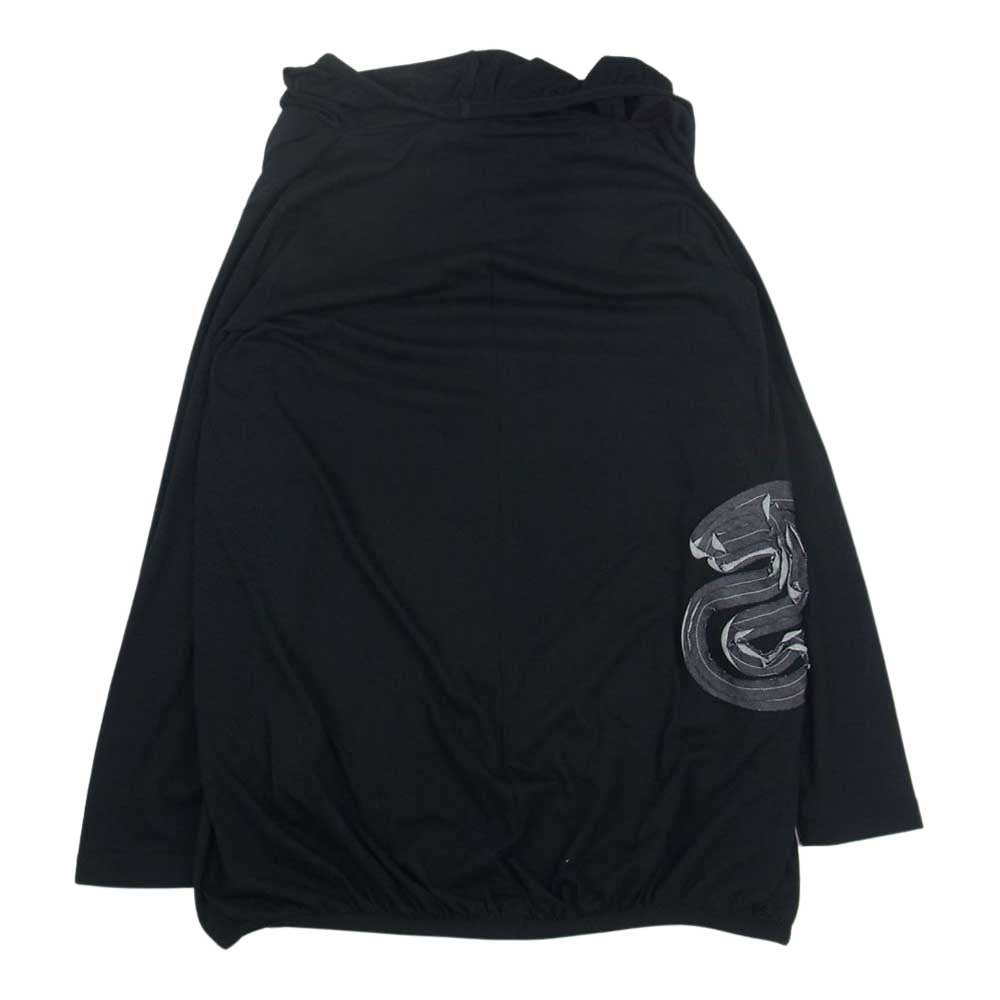 Y's Yohji Yamamoto ワイズ ヨウジヤマモト YQ-T20-676-3 ロゴ カーディガン ブラック系 2【極上美品】【中古】