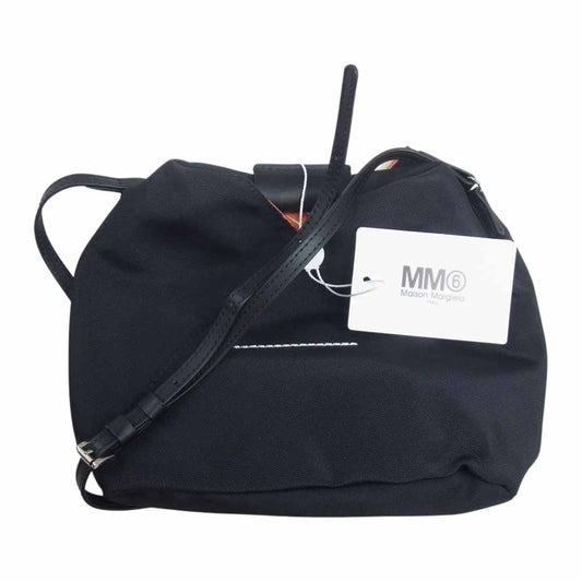 MAISON MARGIELA メゾンマルジェラ S54WD0106 MM6 エムエムシックス ナイロン ショルダー バッグ ブラック ブラック系【新古品】【未使用】【中古】