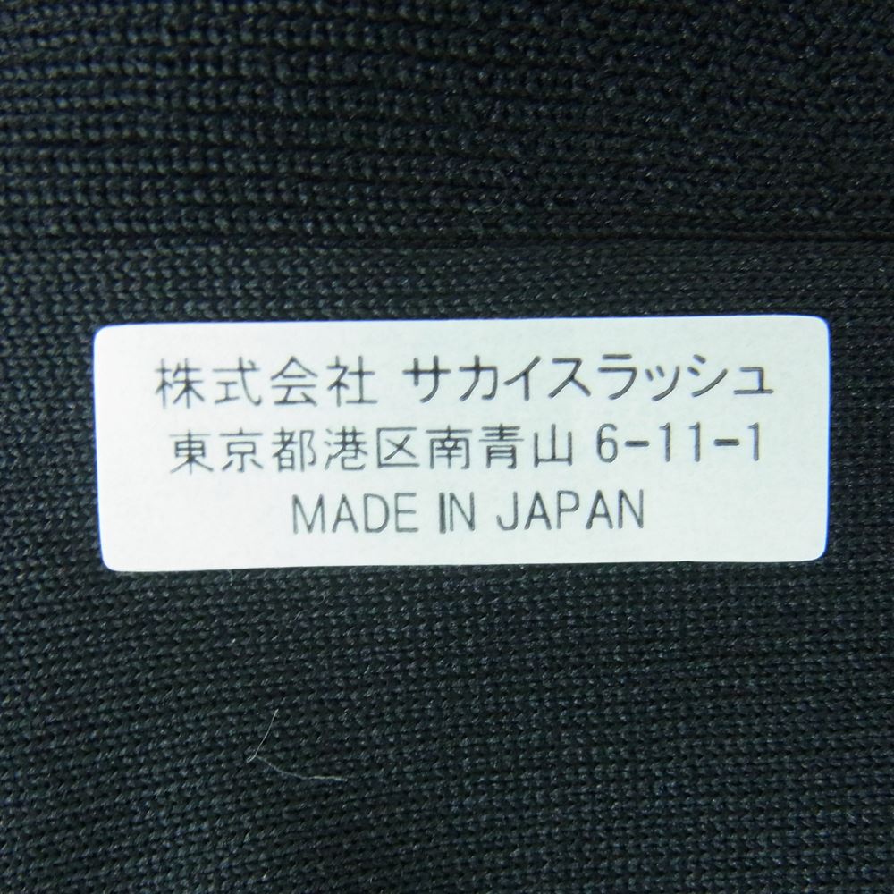 Sacai サカイ 21-05875 MAIN KNEE HIGH SOCKS ロゴ プリント ニーハイ ソックス 2点セット ブラック系 OS【新古品】【未使用】【中古】