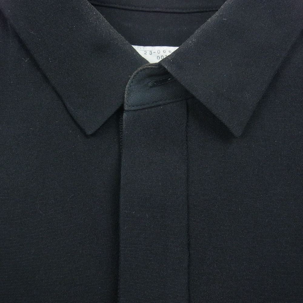 Sacai サカイ 23SS 23-06687 DOUBLE-FACED SILK COTTON SHIRT DRESS ダブルフェイス シルクコットン シャツ ドレス ブラック系 2【中古】