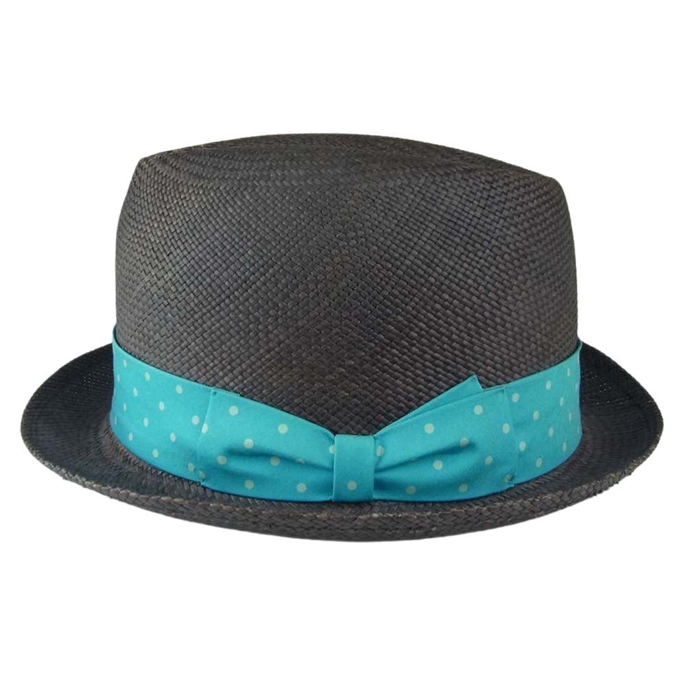 WACKO MARIA ワコマリア × 東京HAT ROCKERS 東京ハット ロッカーズ 麦わら リボン ストロー ハット ブラック ブラウン系 XL XL　60【中古】