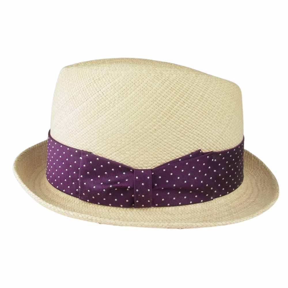 WACKO MARIA ワコマリア × 東京HAT ROCKERS 東京ハット ロッカーズ 麦わら リボン ストロー ハット ベージュ系 XL【中古】