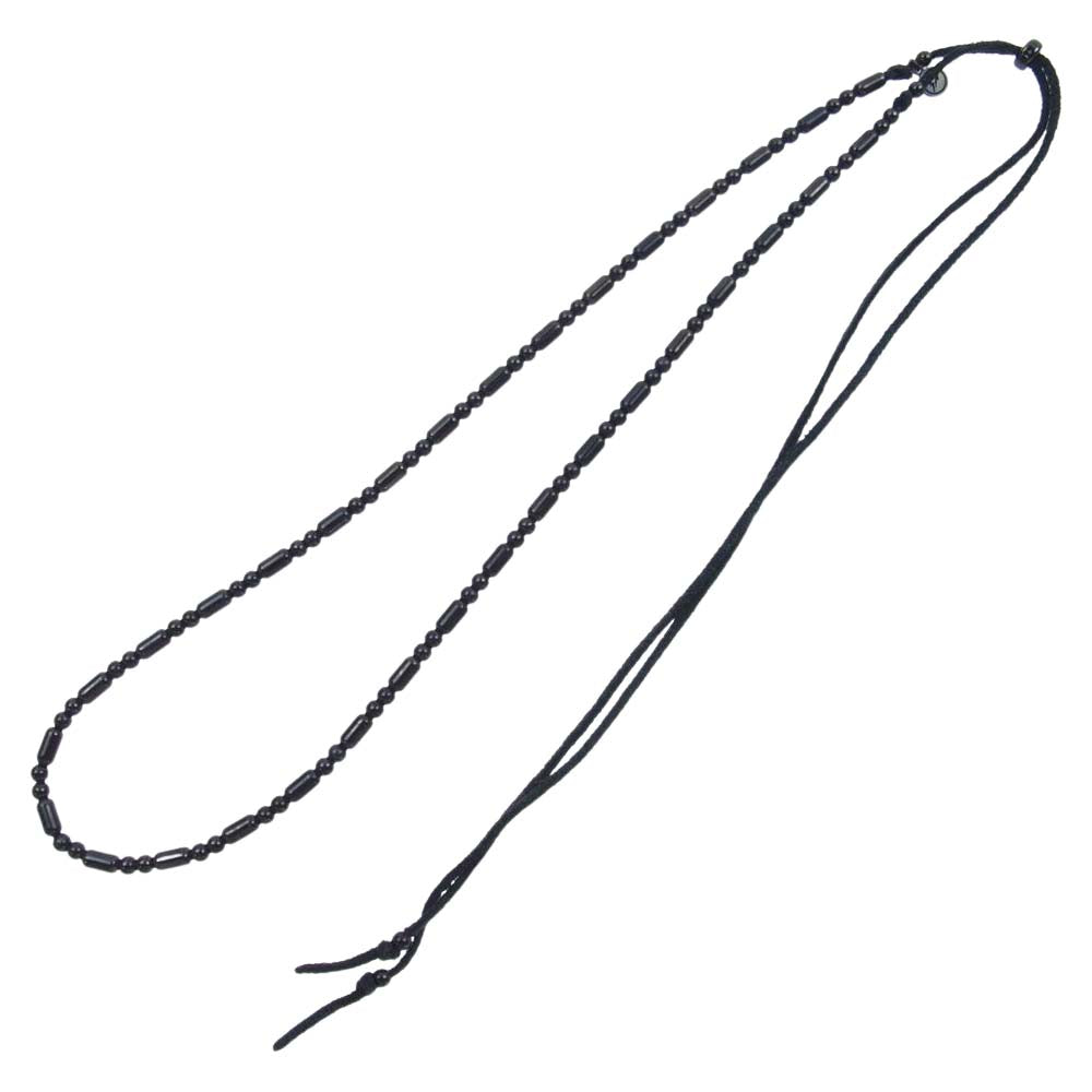 uniform experiment ユニフォームエクスペリメント パイプビーズ ネックレス ブラック系【中古】