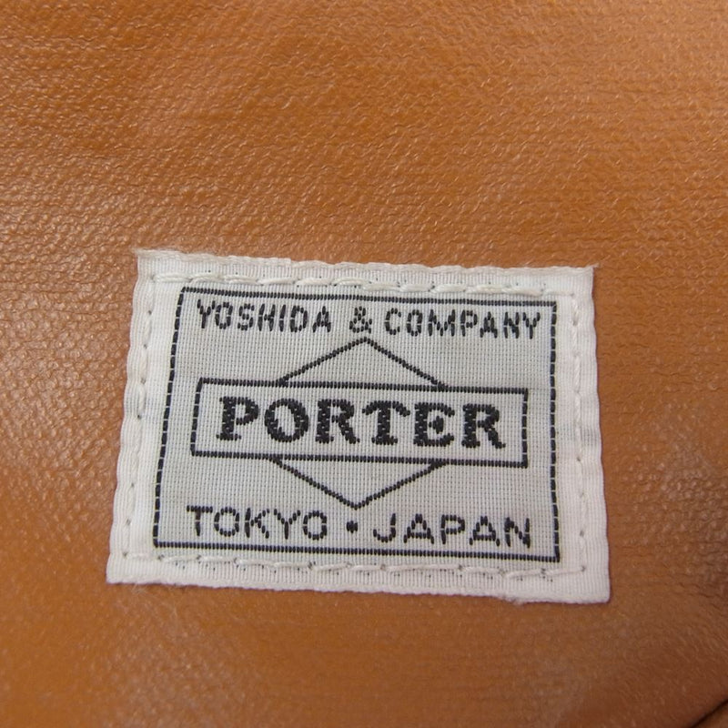 PORTER ポーター 707-07186 FREE STYLE フリースタイル ショルダー バッグ キャメル ライトブラウン系【中古】