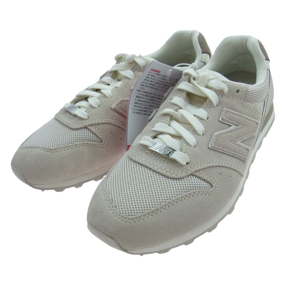 NEW BALANCE ニューバランス WL996RF2 レディース スエード スニーカー ライトチャコール系 25.5cm【新古品】【未使用】【中古】