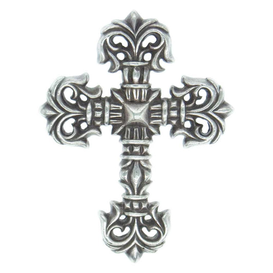 CHROME HEARTS クロムハーツ（原本無） FILIG CROSS-SM フィリグリークロスS ペンダント トップ  シルバー系【中古】