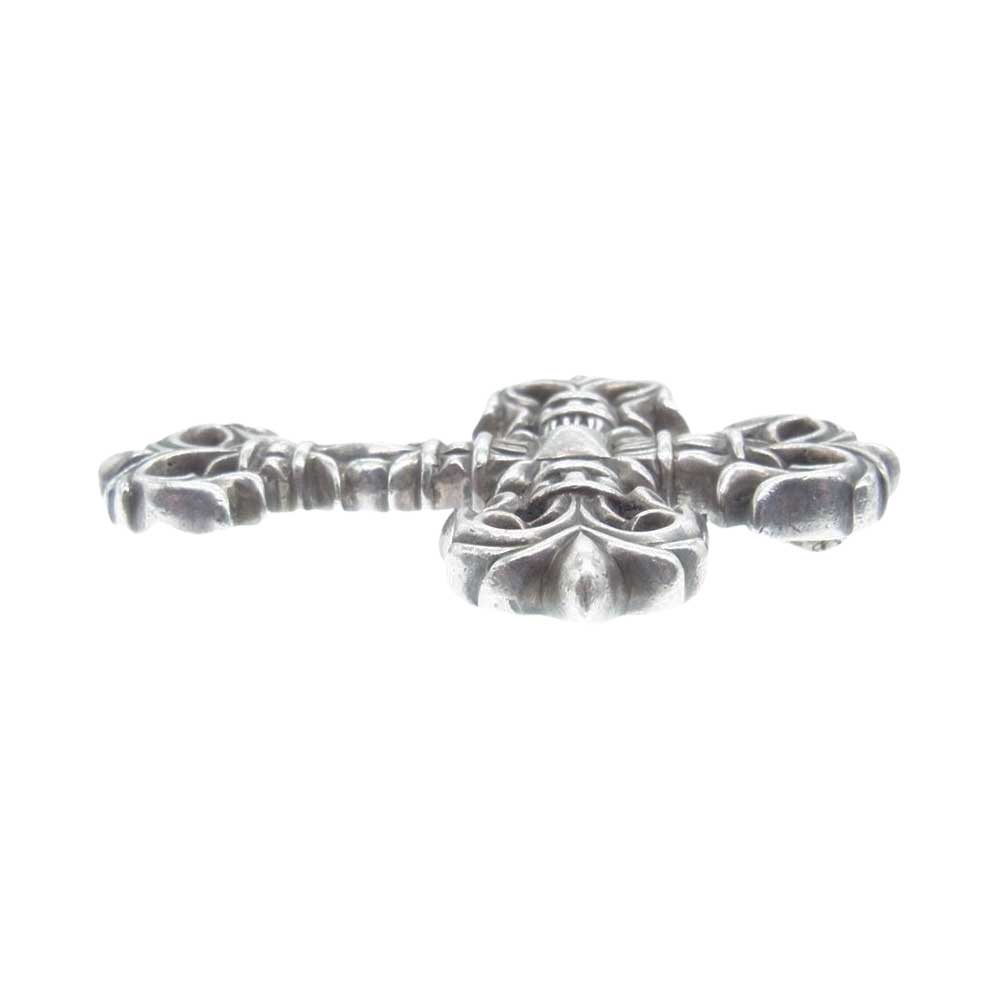 CHROME HEARTS クロムハーツ（原本無） FILIG CROSS-SM フィリグリークロスS ペンダント トップ  シルバー系【中古】