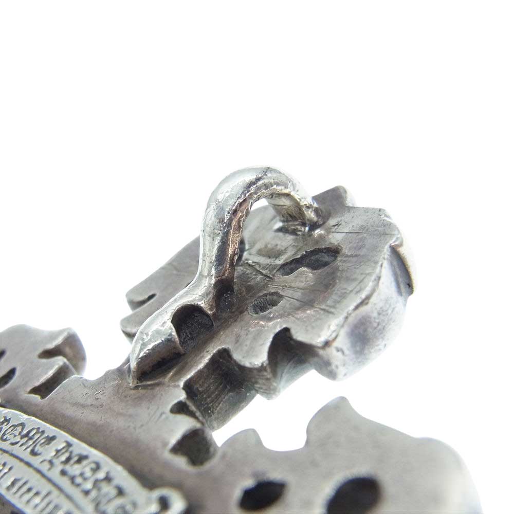 CHROME HEARTS クロムハーツ（原本無） FILIG CROSS-SM フィリグリークロスS ペンダント トップ  シルバー系【中古】