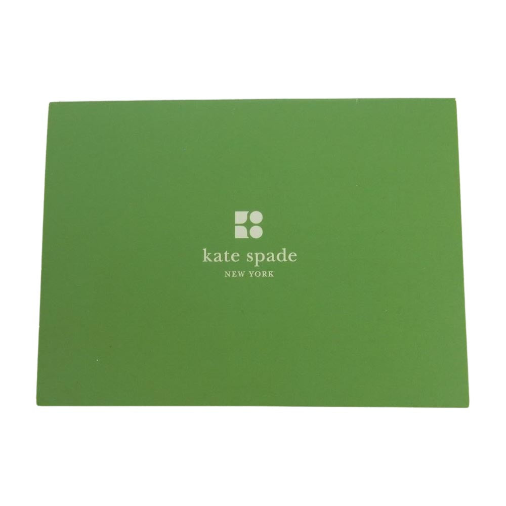 Kate Spade ケイトスペード ハラコチェック スクエア ハンド バッグ イタリア製 ブラウン系 オフホワイト系【中古】