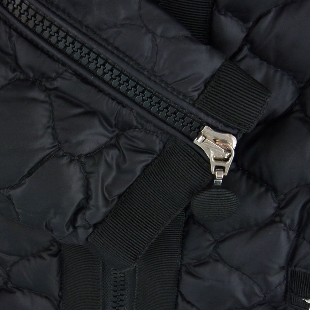 MONCLER モンクレール DELAROCHE キルティング スプリング ダウンコート ブラック系 00【中古】