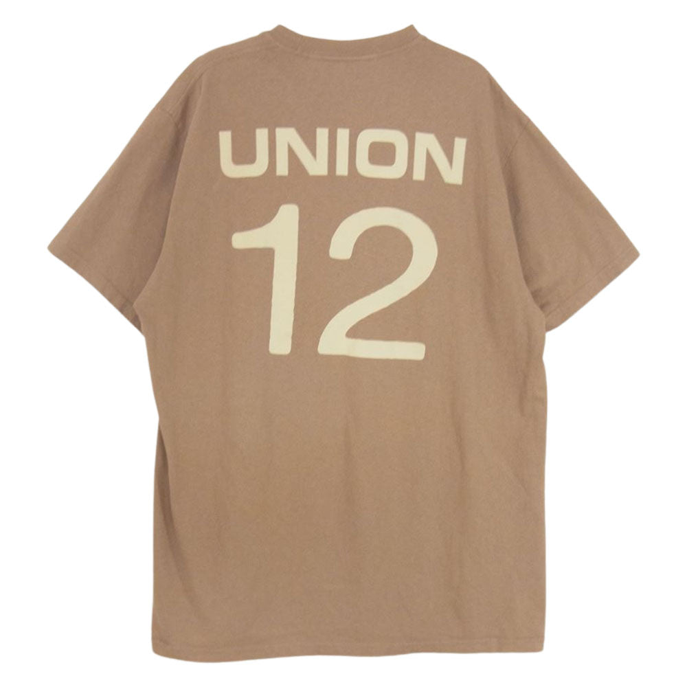 ユニオン FRONTMAN IV S/S TEE フロントマン プリント Tシャツ ブラウン系 サイズ表記無【中古】