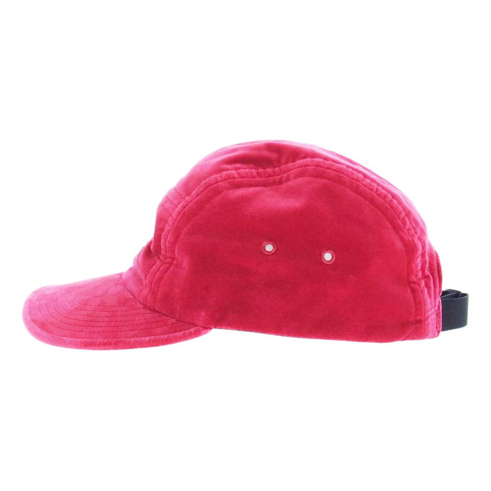 Supreme シュプリーム 15AW Velvet Camp Cap ベルベットキャンプキャップ レッド系【中古】