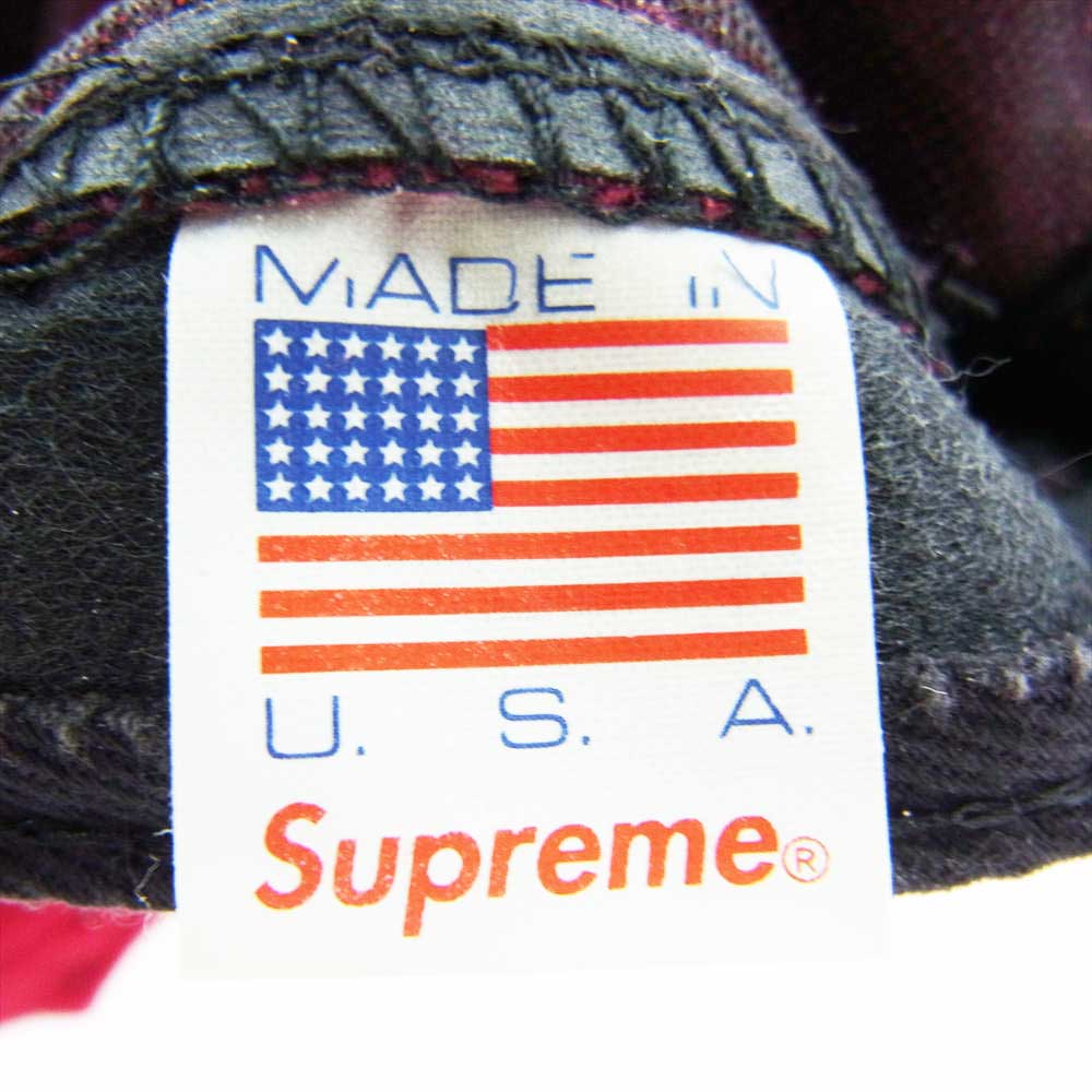 Supreme シュプリーム 15AW Velvet Camp Cap ベルベットキャンプキャップ レッド系【中古】