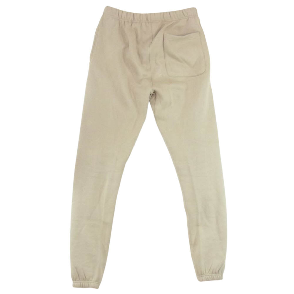 FEAR OF GOD フィアオブゴッド FOG ESSENTIALS エッセンシャルズ フロントラバーロゴ スウェット パンツ ベージュ系 S【中古】