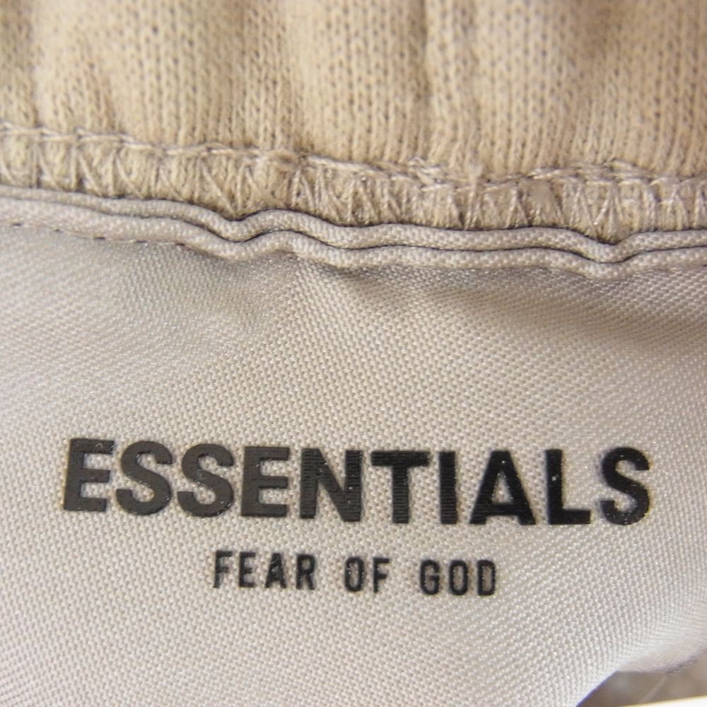 FEAR OF GOD フィアオブゴッド FOG ESSENTIALS エッセンシャルズ フロントラバーロゴ スウェット パンツ ベージュ系 S【中古】
