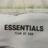 FEAR OF GOD フィアオブゴッド FOG ESSENTIALS エッセンシャルズ フロントラバーロゴ スウェット ショーツ カーキ系 M【中古】