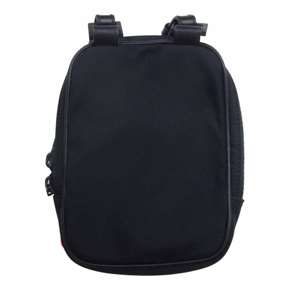 OFF-WHITE オフホワイト イタリア製 ショルダー バッグ ポーチ ブラック系【中古】