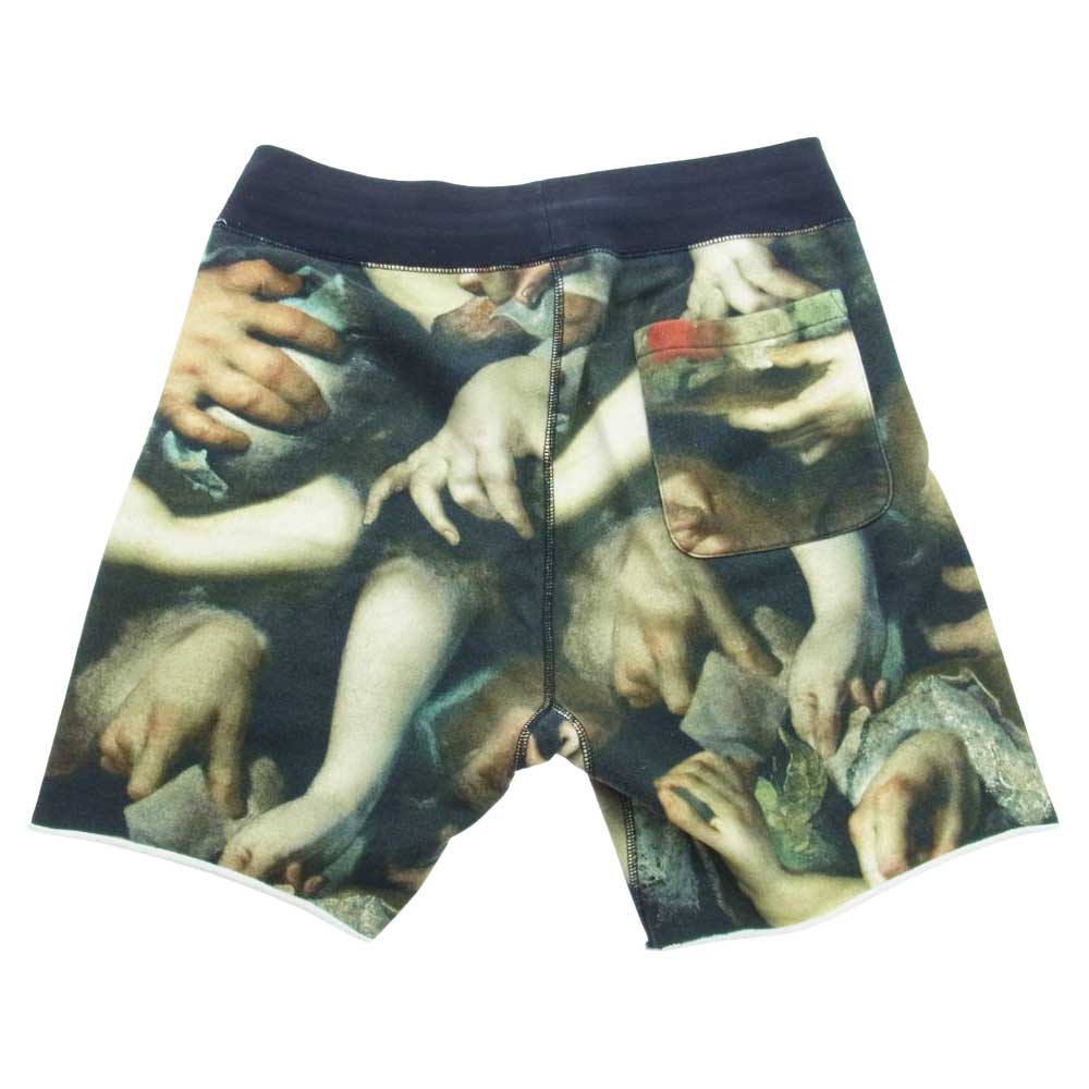Supreme シュプリーム 15SS × UNDERCOVER  Sweatshort アンダーカバー スウェットショーツ ショートパンツ ハーフパンツ 総柄 カットオフ ブラック系 マルチカラー系 S【中古】