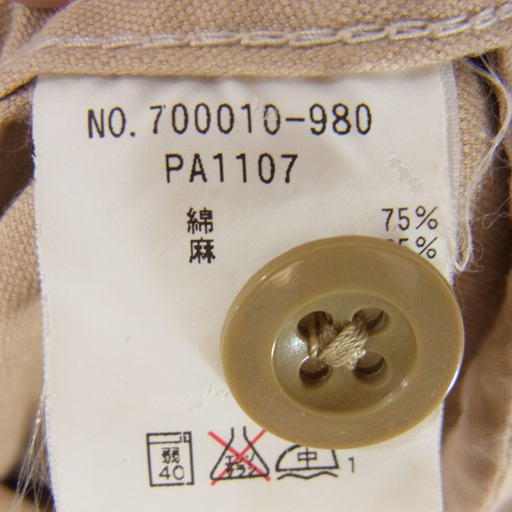 HOLLYWOOD RANCH MARKET ハリウッドランチマーケット コットンリネン クライミング パンツ ベージュ系 3【中古】