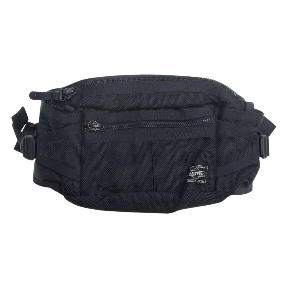 PORTER ポーター 703-06978 HEAT WAIST BAG ヒート ウエスト ボディバッグ ブラック系【中古】