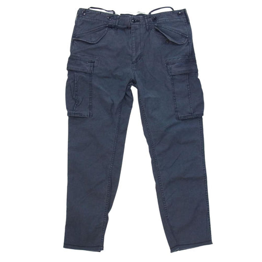 Ron Herman ロンハーマン 2520600091 CROPPED CARGO PANTS ウォッシュ加工 クロップド カーゴ パンツ ネイビー系 XL【中古】