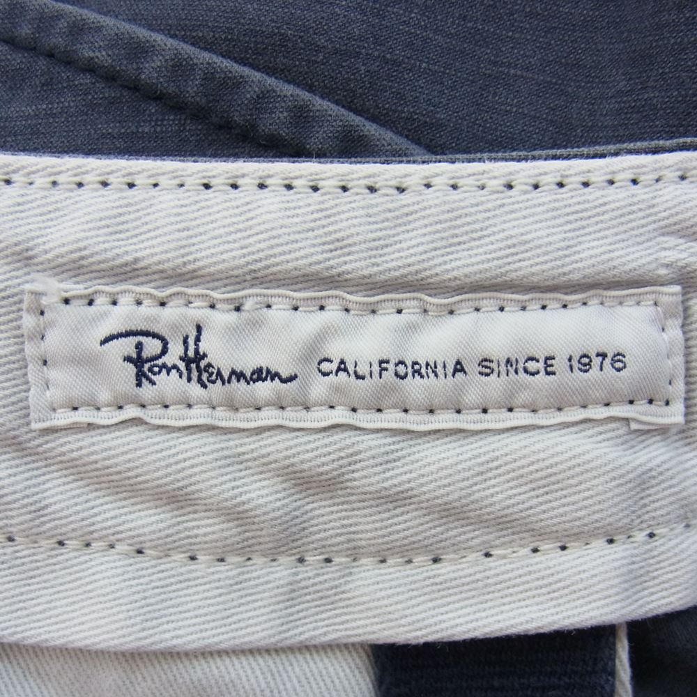 Ron Herman ロンハーマン 2520600091 CROPPED CARGO PANTS ウォッシュ加工 クロップド カーゴ パンツ ネイビー系 XL【中古】